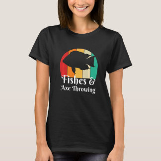 T-shirt Poissons Et Défilement De L'Ax