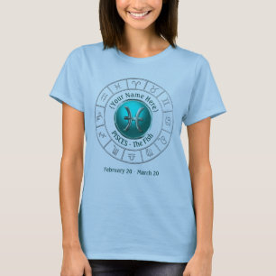 T-shirt Poissons - le signe de zodiaque de poissons