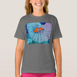 T-shirt Poissons paisibles T de clown de Nemo