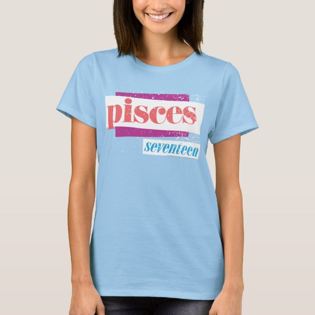 T-shirt Poissons roses (Devant)