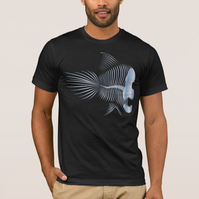 T-shirt Poissons squelettique "UnderFin " (Devant)