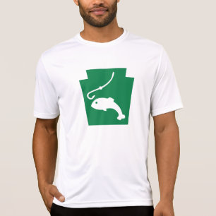 T-shirt Poissons trapézoïdaux - Microfiber T des hommes