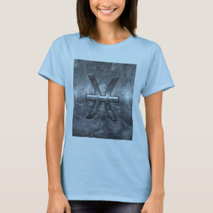 T-shirt Poissons Zodiac Connexion décoration de style acie