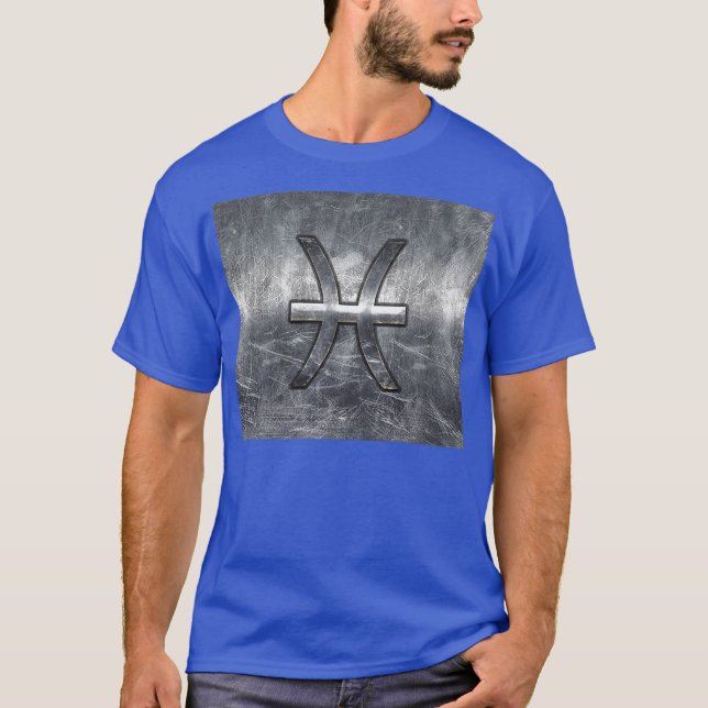 T-shirt Poissons Zodiac Connexion décoration de style acie (Devant)
