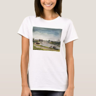 T-shirt Poissy, des "vues sur la Seine", gravée par Tho