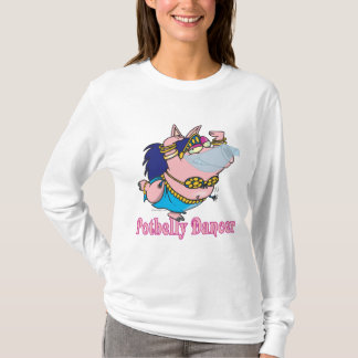 T-shirt poitrine cochon danse du ventre drôle pignon