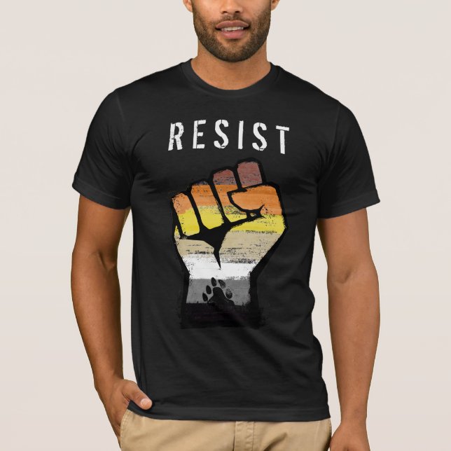 T-shirt Poitrine d'ours Poing (Devant)