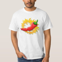 Poivre avec flamme