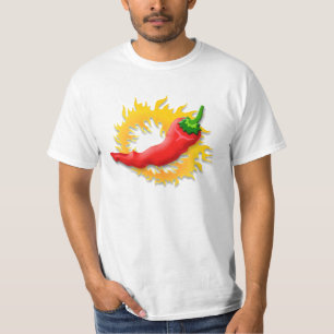 T-shirt Poivre avec flamme