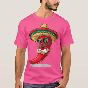 T-shirt Poivre Cinco De Mayo Mexicain Pride Hot Jal