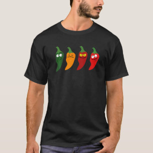 T-shirt Poivre Habanero Hot Colorful
