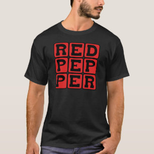 T-shirt Poivre rouge, Légumes épicés