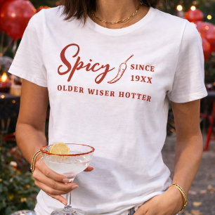 T-shirt Poivre Rouge Piquant Chaud Plus Sage Personnalisé