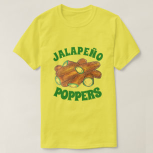 T-shirt Poivron de Jalapeño frit vert Jalapeno chaud poivr
