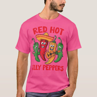 T-shirt Poivrons Idiots Chauds Rouges