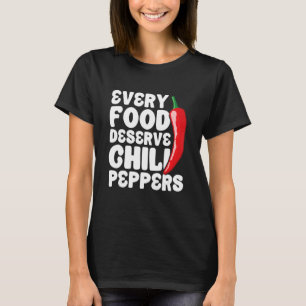 T-shirt Poivrons rouges séchés Peppers Carolina Reaper Nou
