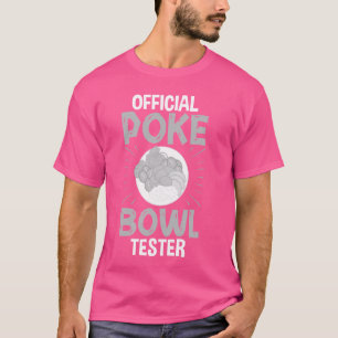 T-shirt Poke Bowl Hawaiian Food Fish Recette