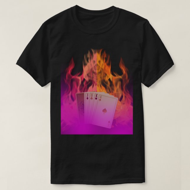 T-shirt poker (Design devant)