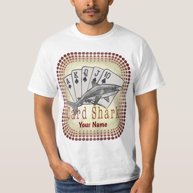 T-shirt Poker Card Requin (Devant)