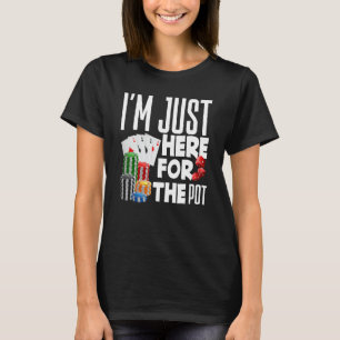 T-shirt Poker Casino Texas Hold'em Gambling Pot Cartes Jou
