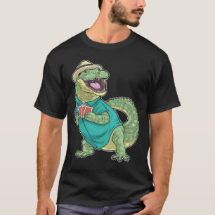T-shirt Poker Crocodile Cartes de poker Jeu de cartes