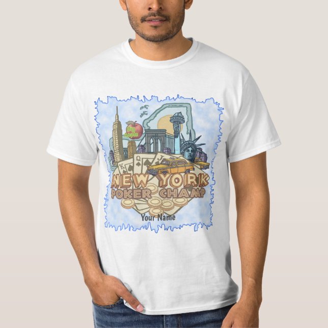 T-shirt Poker de New York (Devant)
