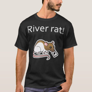 T-shirt Poker de rat de rivière