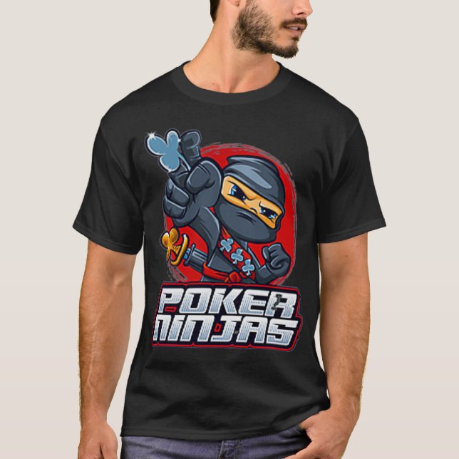 T-shirt Poker Ninjas Patchup Représenter Premium (Devant)
