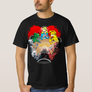 T-shirt Poker SciFi - Wally Wood