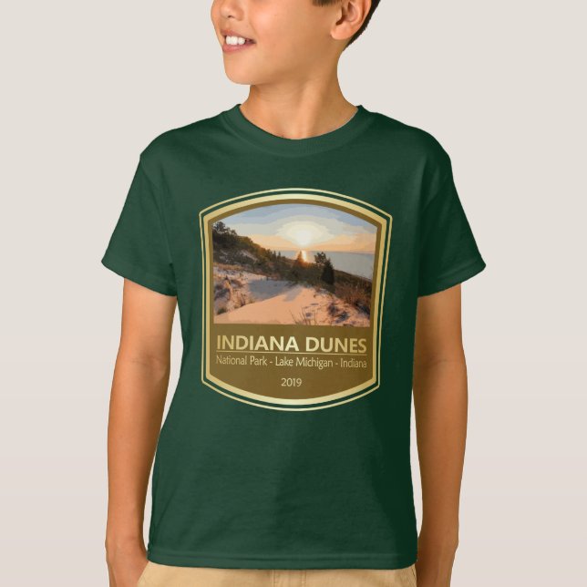 T-shirt Pôle Nord des dunes de l'Indiana (PF1) (Devant)