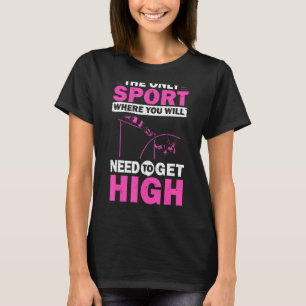 T-shirt Pole Vault Athlete Pole Jumper Pole voûte Pole