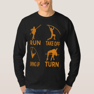 T-shirt Pôle Vault Run Swing Up Pôle Vault 1
