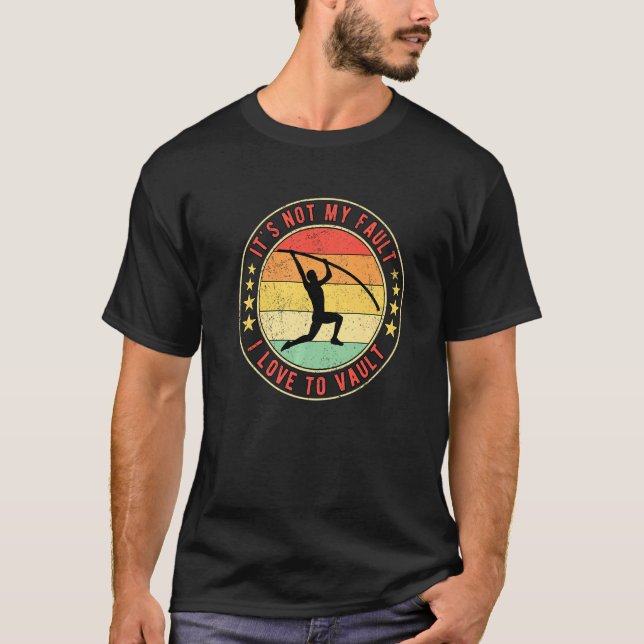 T-shirt Pole Vault Vaulter Jump   (Devant)