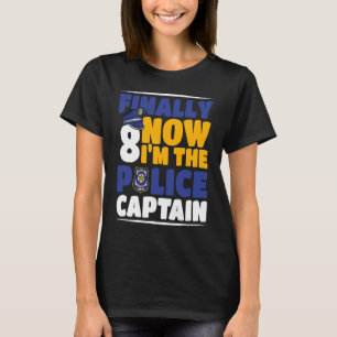 T-shirt Police 8 Anniversaire Enfin 8 Je suis Capitaine de