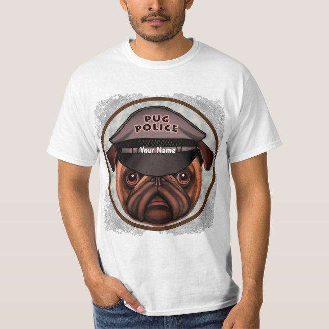 T-shirt Police carlin (Devant)