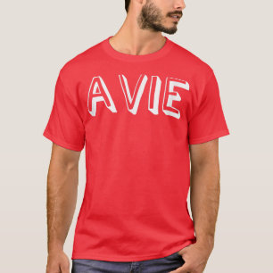 T-shirt Police Carton mignon Prénom Avie Comic