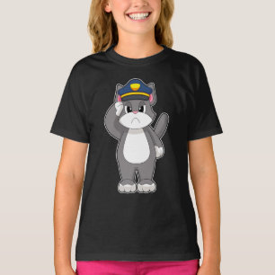 T-shirt Police Cat Cop