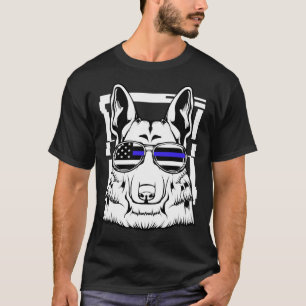 T-shirt Police Chien Officier Berger Allemand Sniffer Capt