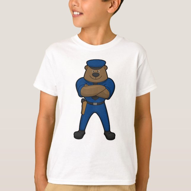 T-shirt Police de Bear Cop (Devant)