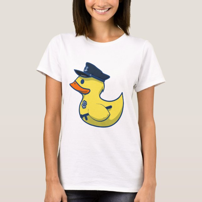 T-shirt Police de canard (Devant)