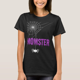 T-shirt Police de caractère Momster dégoulinant de sang et