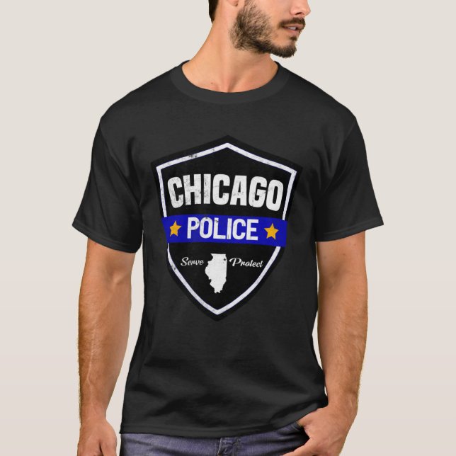 T-shirt Police de Chicago (Devant)