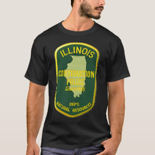 T-shirt Police de conservation de l'Illinois