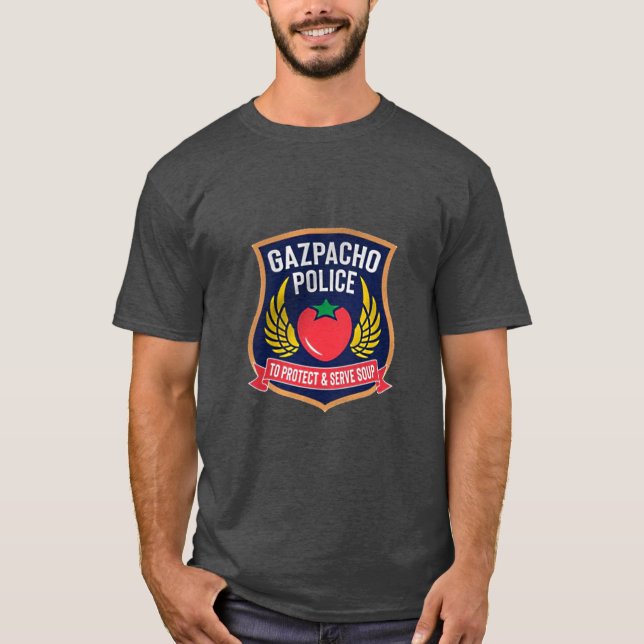 T-shirt Police de Gazpacho (Devant)