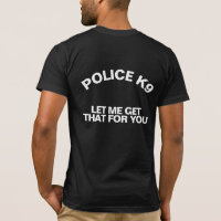 Police de la ligne bleue mince K9