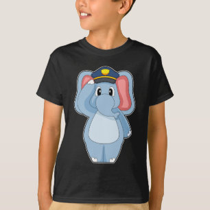 T-shirt Police de la police des Eléphants