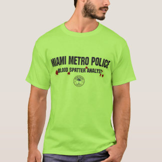 T-SHIRT POLICE DE MÉTRO DE MIAMI