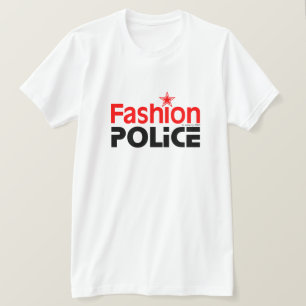 T-shirt Police de mode - Customisé