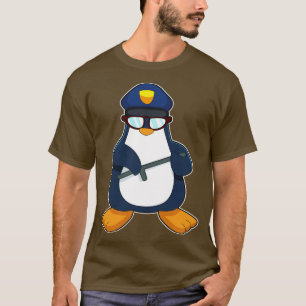 T-shirt Police de Penguin Cop Baton