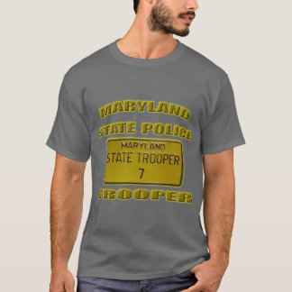 T-shirt Police d'État du Maryland 2